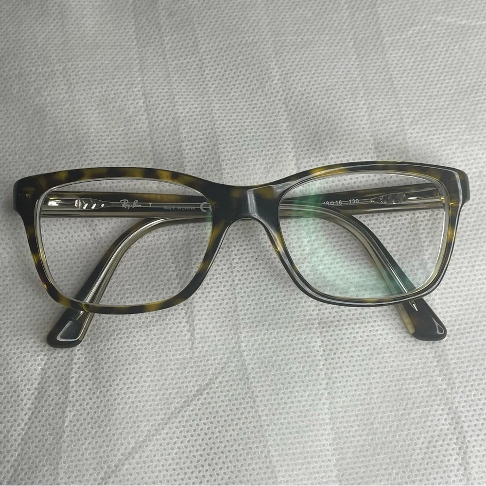 RayBan Youth Tortoise Wayfarer Flex Glasses FRAME ONLY RB 1536 3602 48 16 130